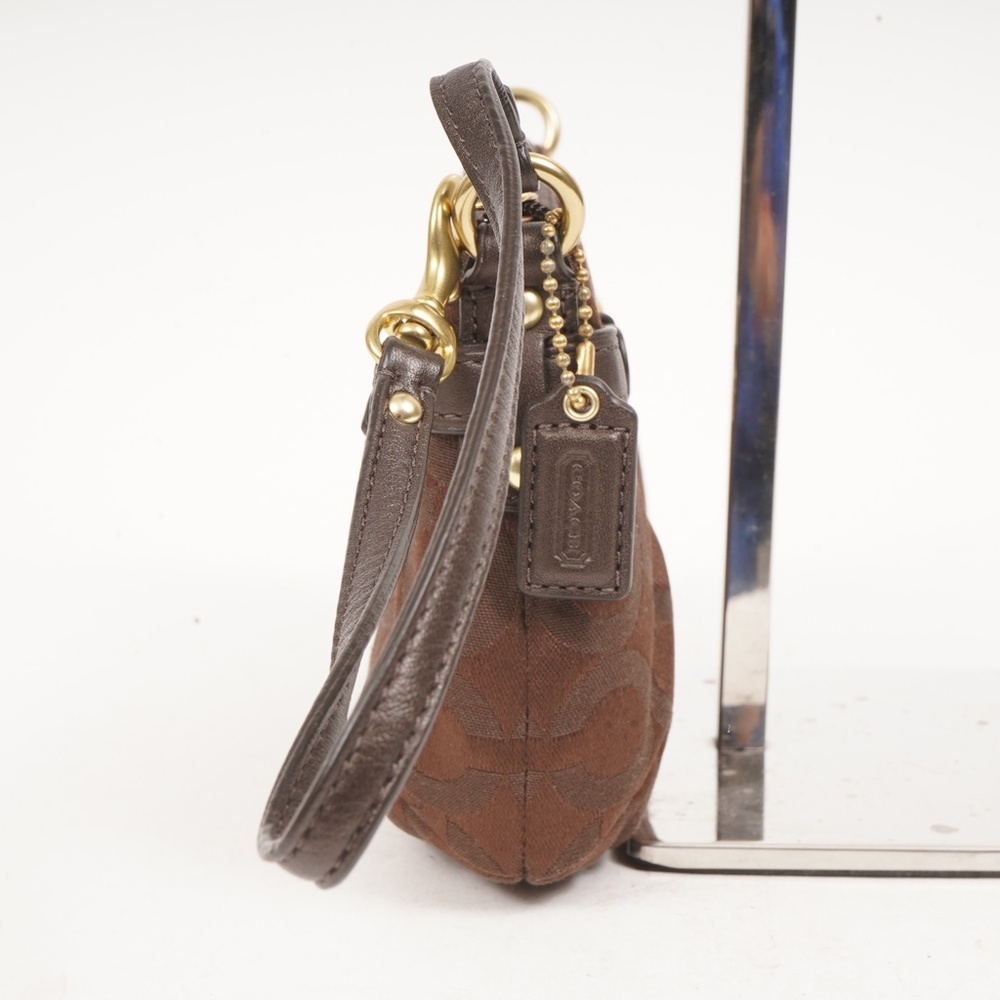 NWT $98 Coach Brooke Op Art Brown/Ebony Wristlet 43105 BBREB - Picture 5 of 12